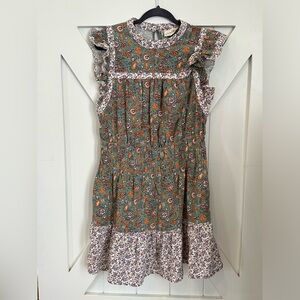 Universal Thread Linen Cotton Blend Prairie Dress size large